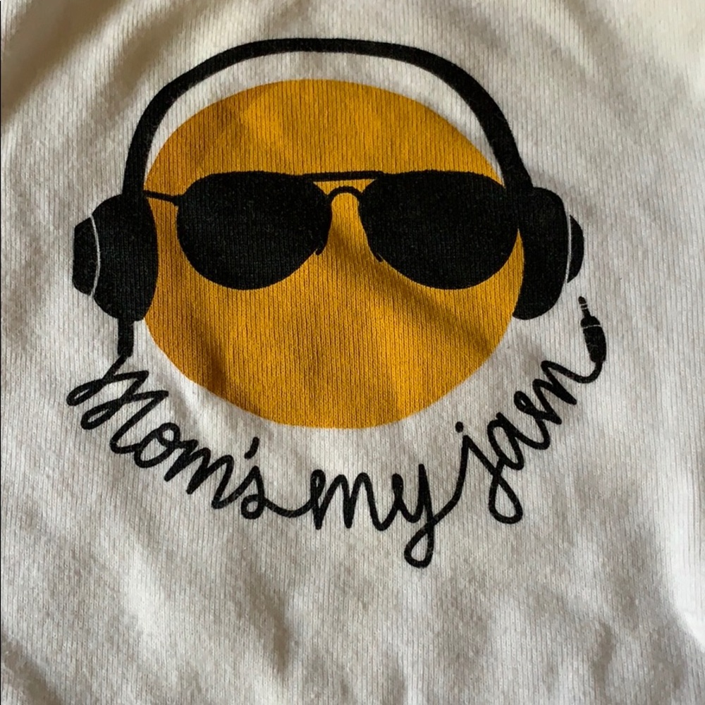 “Moms my jam” super cute while onesie